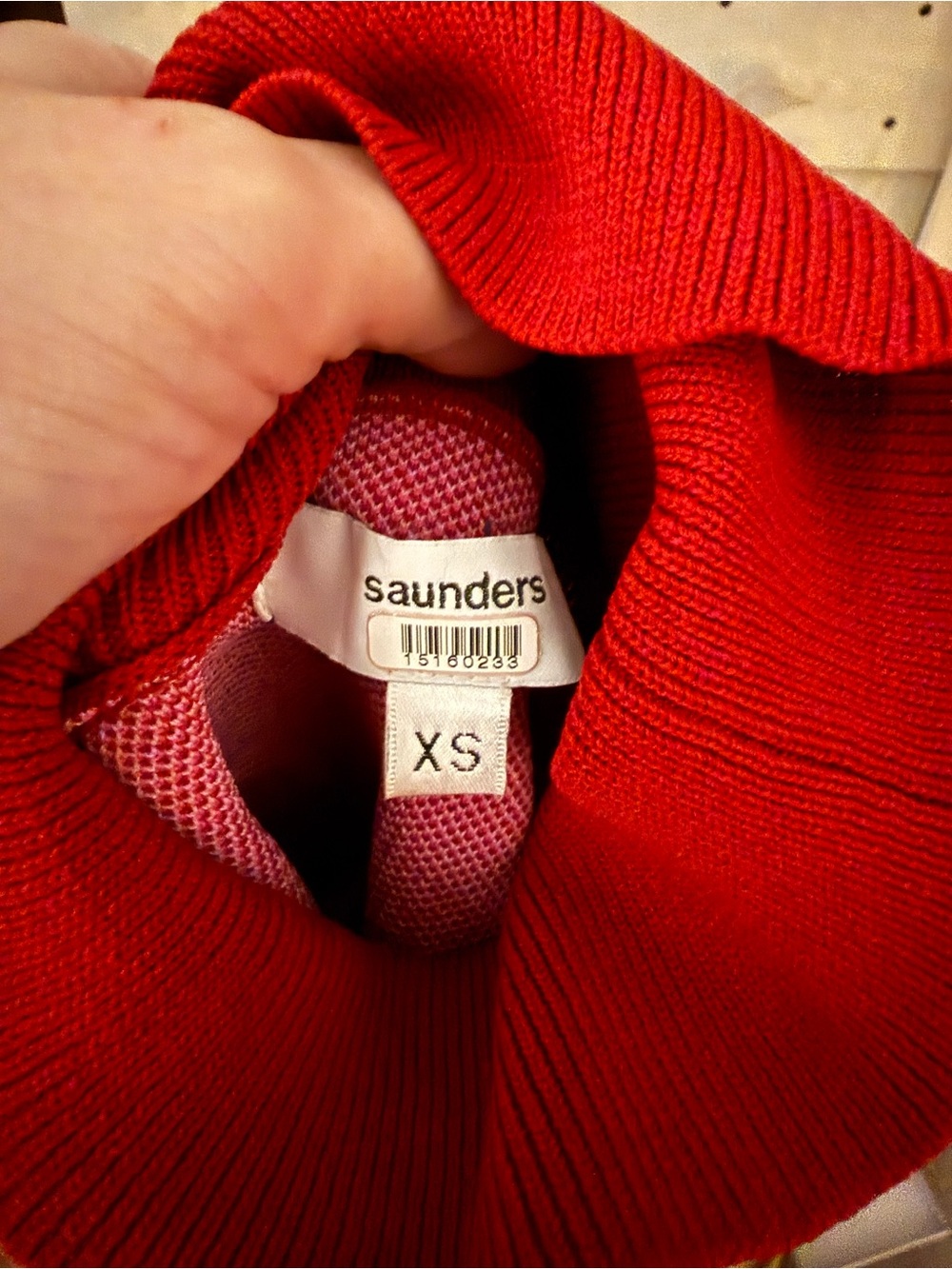Saunders Diagonal Colorblock Turtleneck Sweater - Picture 4 of 8